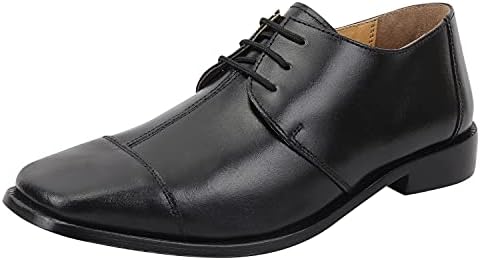 LIBERTYZENO Boys Animal Print Genuine Leather Kids Lace Up Oxford Dress Shoes for Prom Graduation