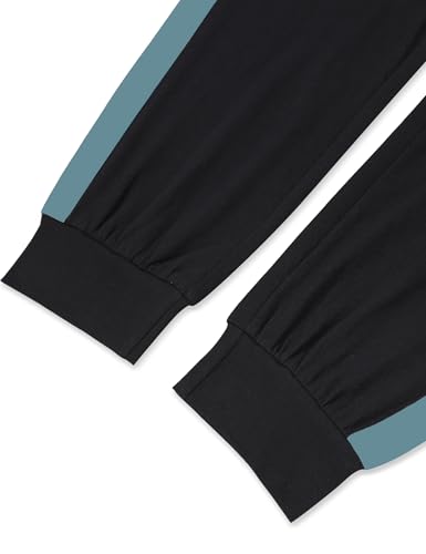 Boys Clothes Color Block Round Neck Long Sleeve Sweatshirt and Casual Pants 2Pcs Fall Outfits Clothes for Boys 6-14 Y