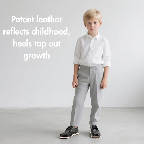 JITAI Boy's Oxford Toddler Dress Shoes Casual Comfort Uniform Formal Fashion Shoes