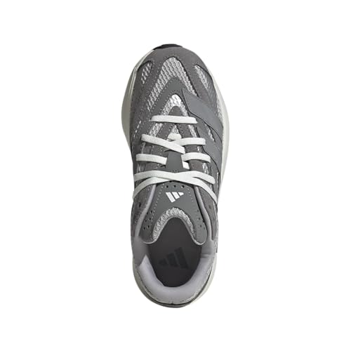 adidas Kids Boys Lightblaze Lace Up Sneakers Shoes Casual - Grey, Off White
