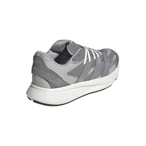 adidas Kids Boys Lightblaze Lace Up Sneakers Shoes Casual - Grey, Off White