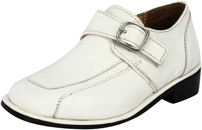 LIBERTYZENO Boys Animal Print Genuine Leather Kids Lace Up Oxford Dress Shoes for Prom Graduation