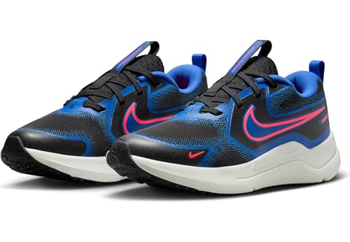 Nike Cosmic Runner Big Kids' Road Running Shoes (HM4402-002, Black/Hyper Royal/Summit White/Bright Crimson)