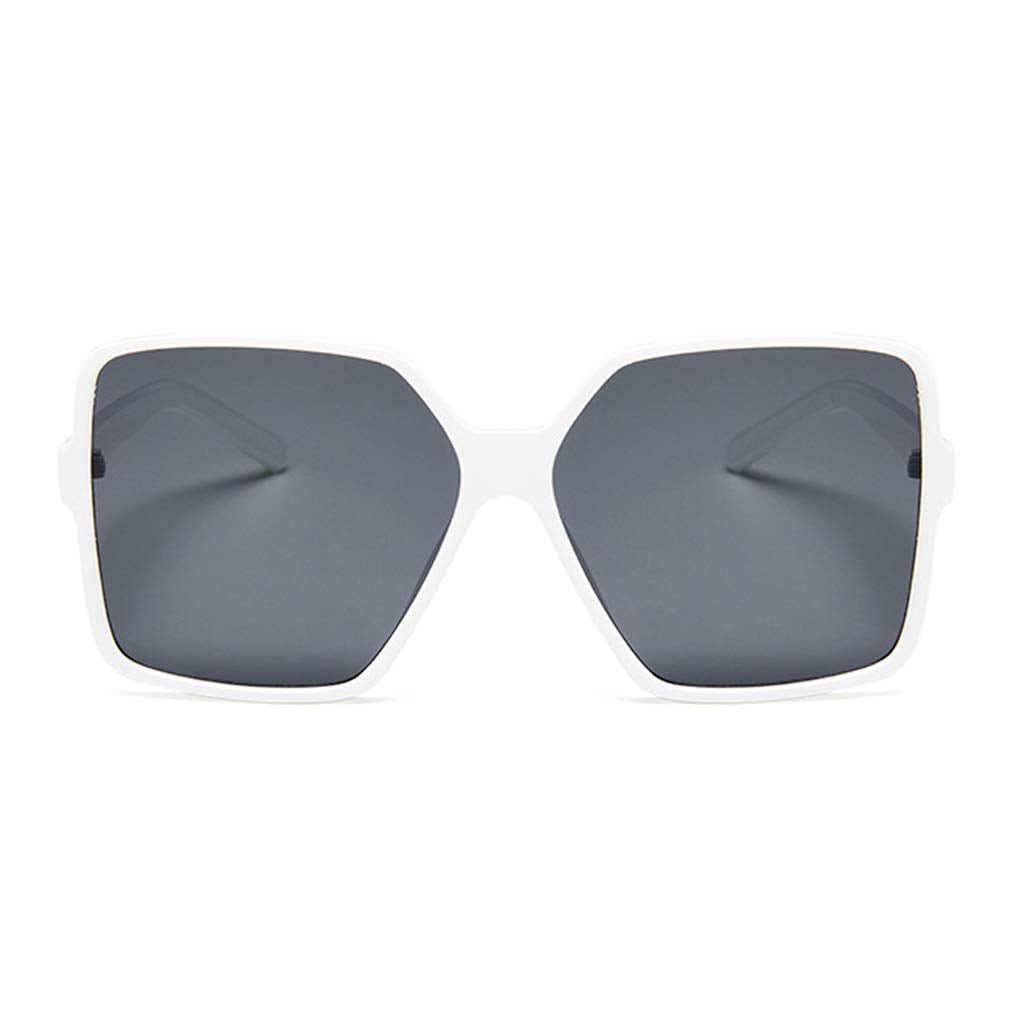 Dollger Oversized Square Sunglasses for Women Big Large Wide Fashion Shades for Men UV Protection Unisex