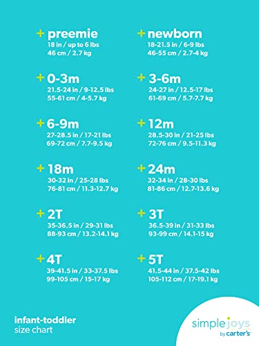 Simple Joys by Carter's girls 4-piece Playwear Set