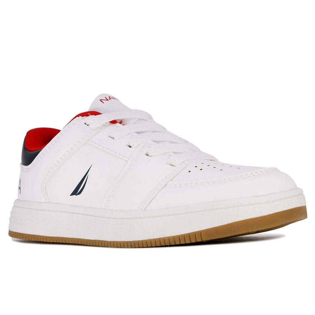 Nautica Kids Boys Lace-Up Fashion Sneakers Low-Top Dress Shoes for Youth - (Big Kid/Little Kid)