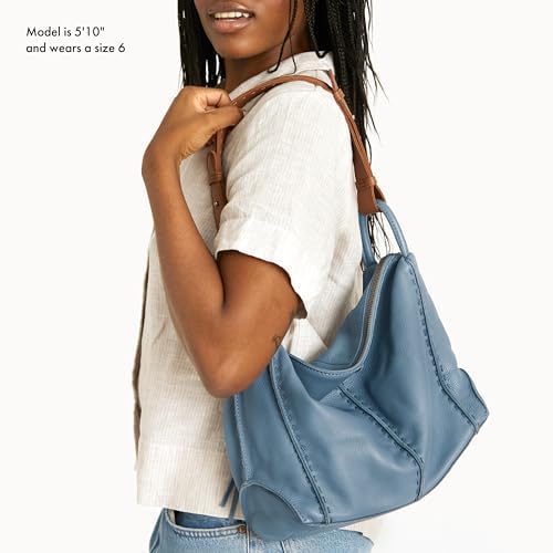 The Sak Los Feliz Hobo Purse - Premium Large Leather Women's Handbag for Everyday & Travel - Durable Purse With Zipper Pocket