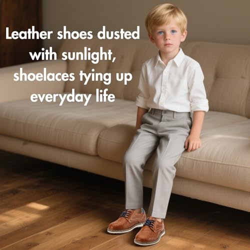 JITAI Boy's Oxford Toddler Dress Shoes Casual Comfort Uniform Formal Fashion Shoes
