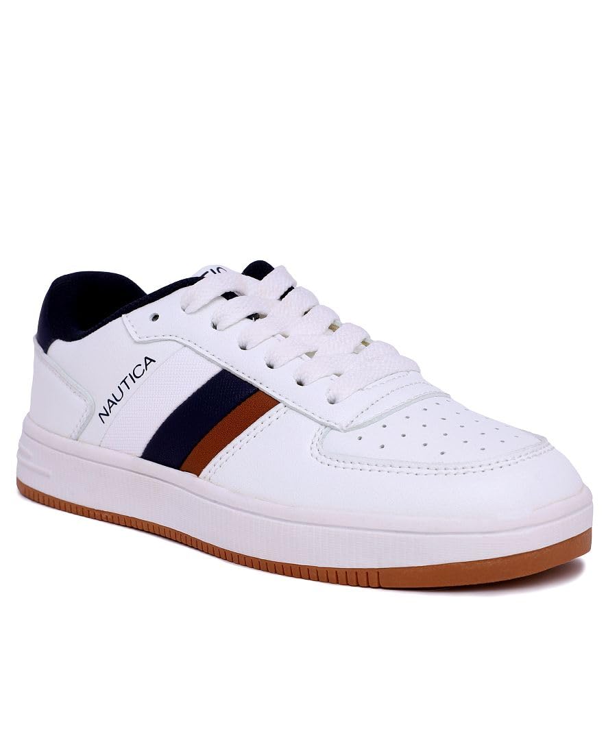 Nautica Kids Boys Lace-Up Fashion Sneakers Low-Top Dress Shoes for Youth - (Big Kid/Little Kid)