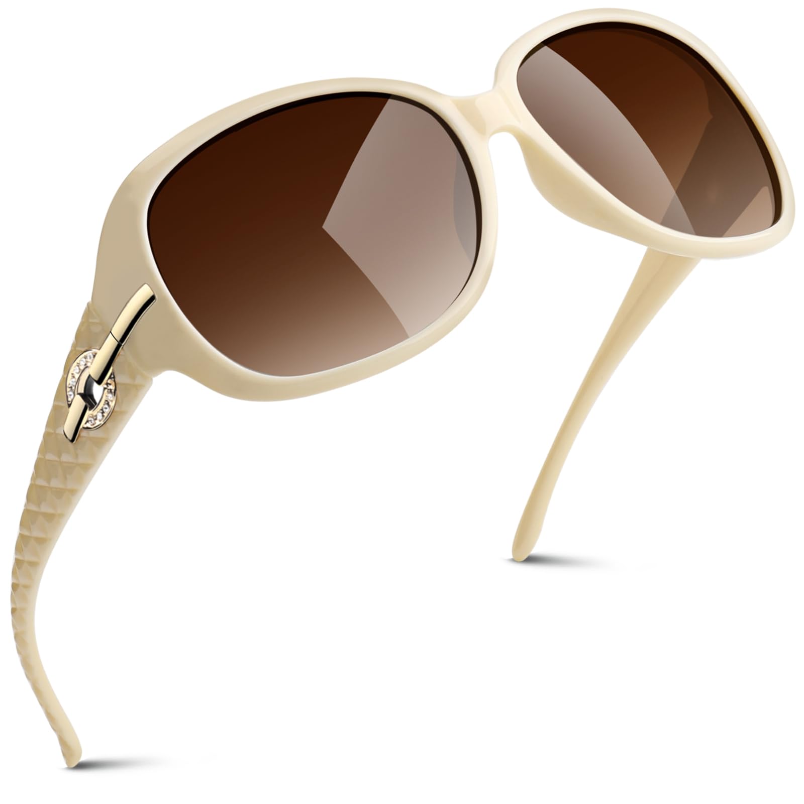 Sunier Sunglasses Womens Polarized Trendy Oversized Sun Glasses Fashion Ladies Shades 100% UV400 Protection S85