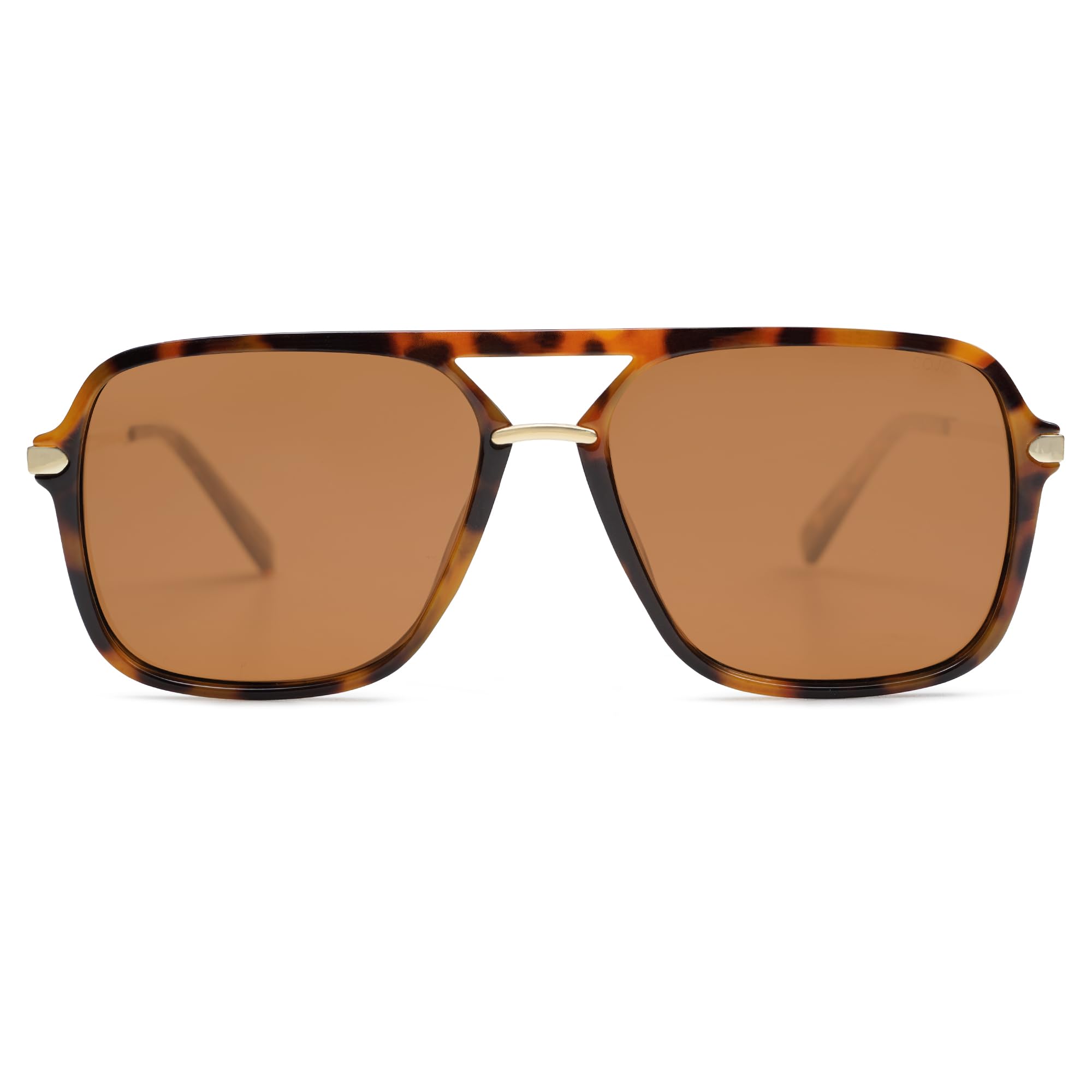 SOJOS Sunglasses for Women & Men, Square, Retro, Polarized Lens, Trendy Aviator, 90s Shades