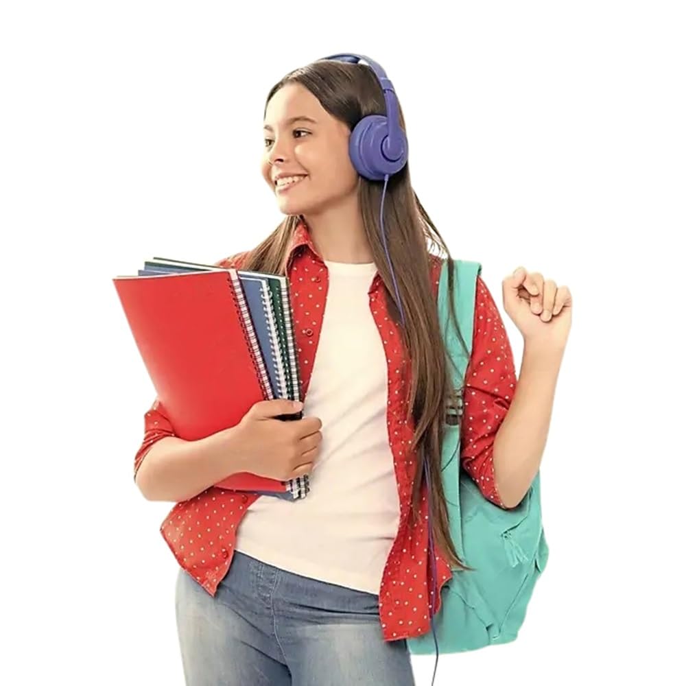 Brix Girls' Long Sleeve Tees - 100% Cotton Tagless 4 -Pack Crew Neck Super Soft Cotton T Shirts.