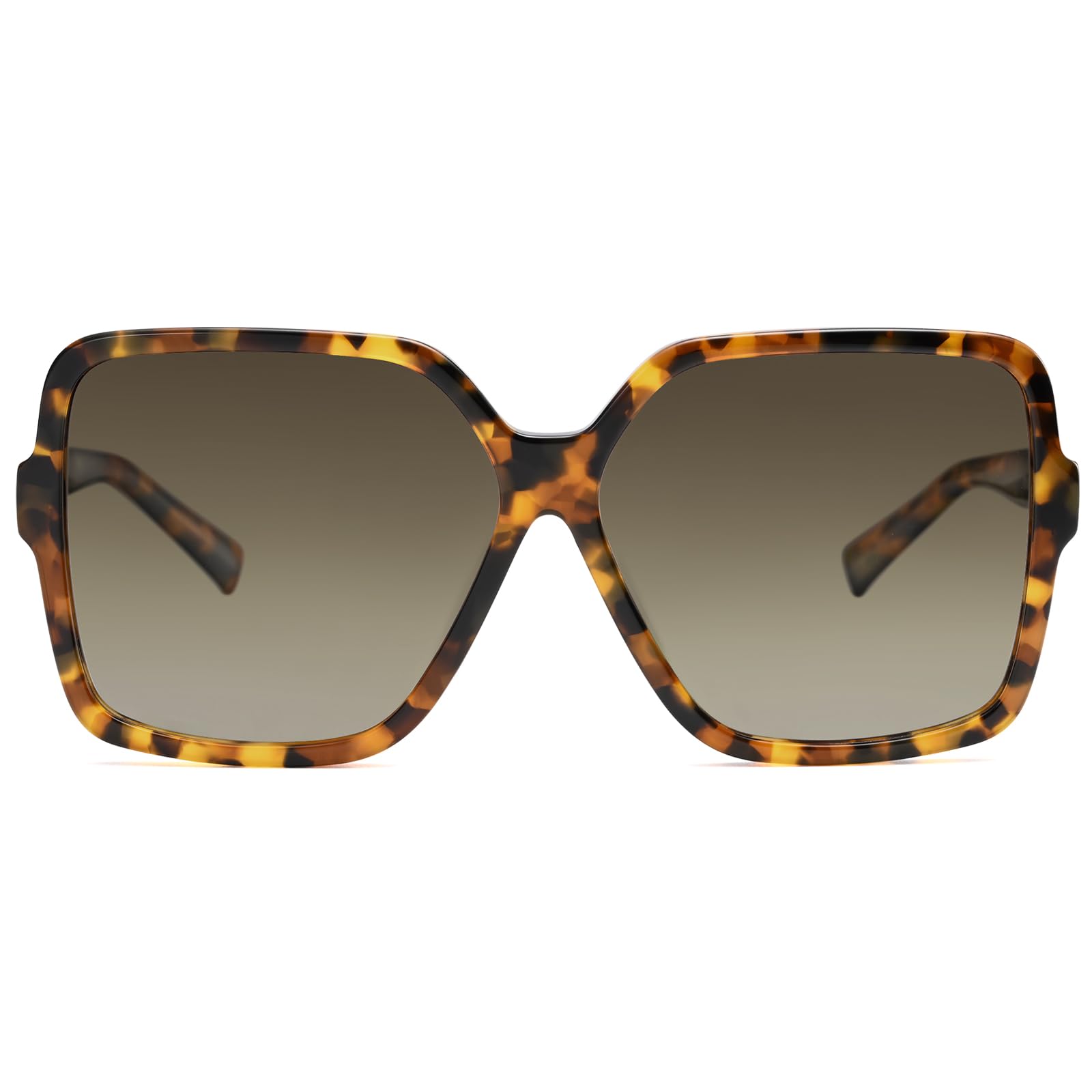 Dollger Oversized Square Sunglasses for Women Big Large Wide Fashion Shades for Men UV Protection Unisex