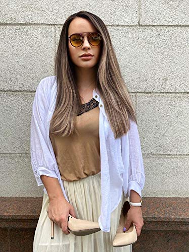 Vintage Steampunk Double Bridge Round Polarized Sunglasses Designer Metal Frame For Women Men