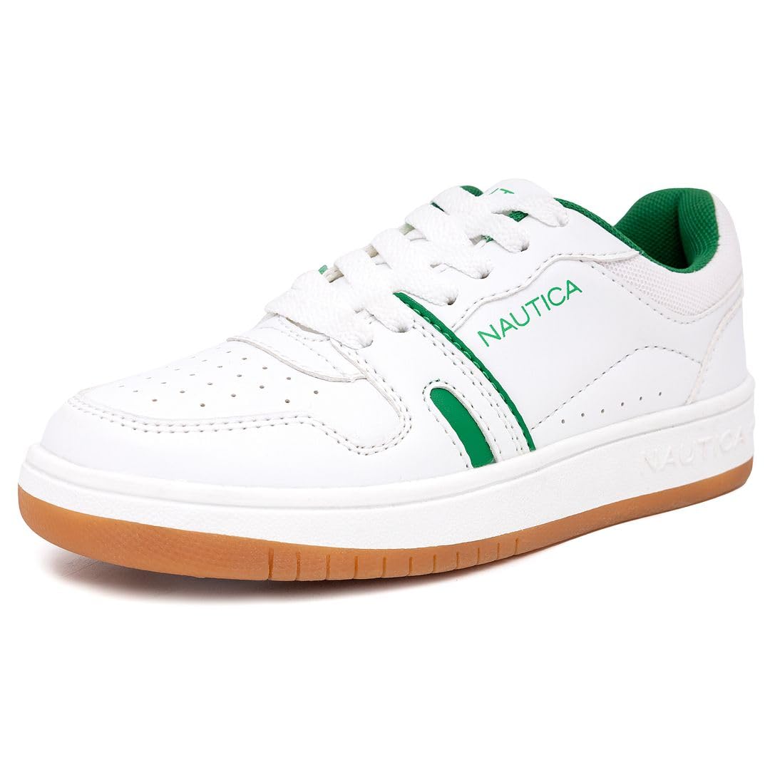 Nautica Kids Boys Lace-Up Fashion Sneakers Low-Top Dress Shoes for Youth - (Big Kid/Little Kid)