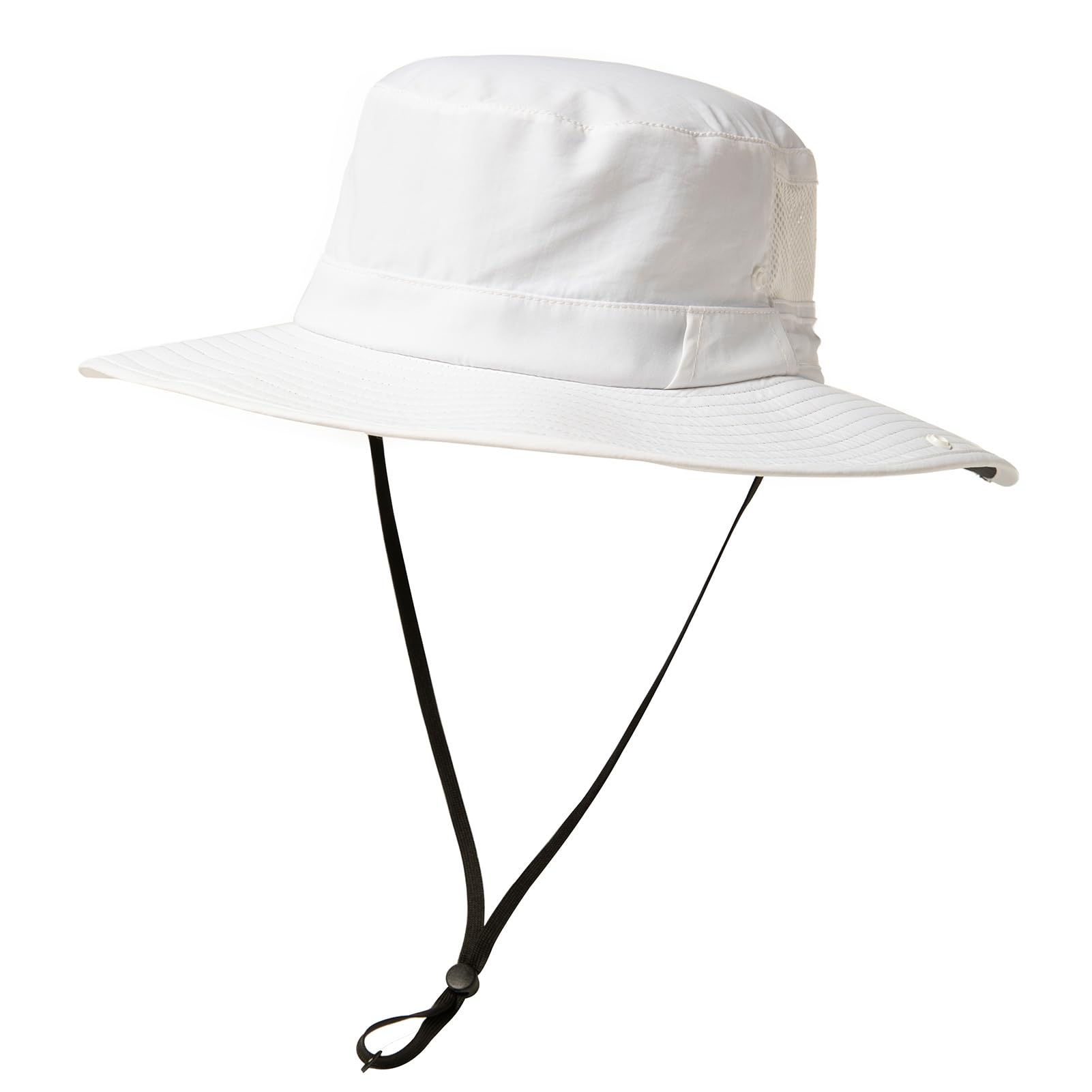 TOP-EX L/XL/XXL UV50+ Waterproof Wide Brim Bucket Sun Hat for Summer Fishing Hiking w/Detachable Strap & Vented Mesh