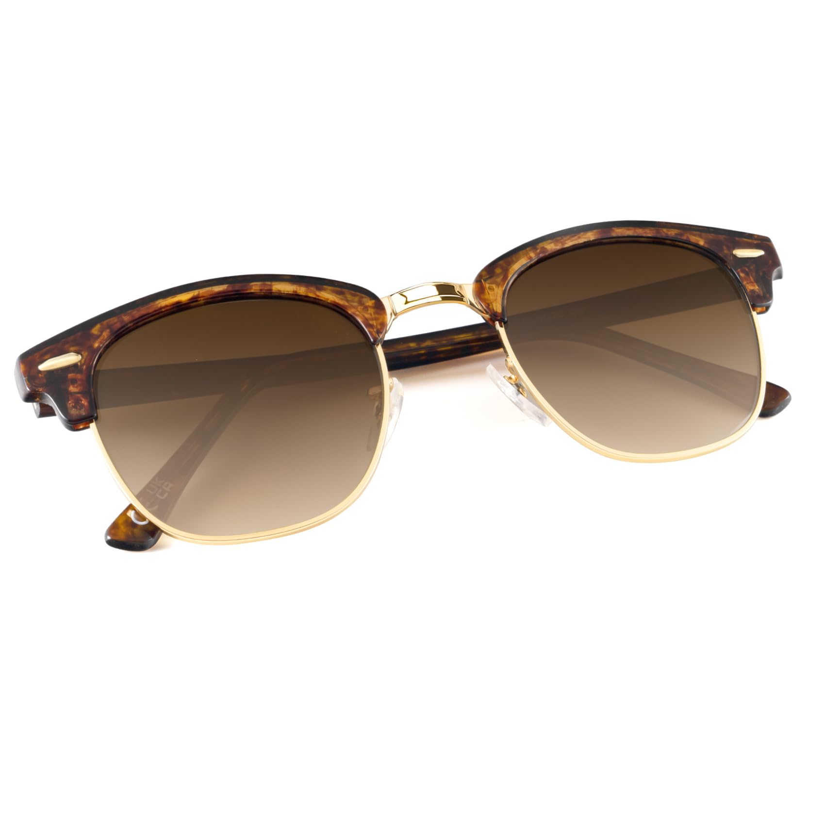 KALIYADI Polarized Sunglasses for Men and Women Semi-Rimless Frame Driving Sun glasses UV Blocking