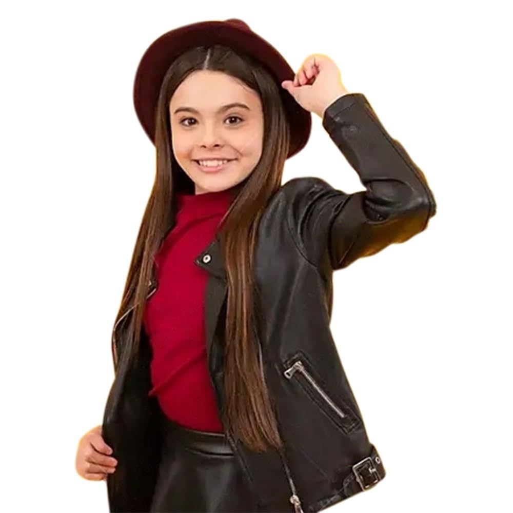 Brix Girls' Long Sleeve Tees - 100% Cotton Tagless 4 -Pack Crew Neck Super Soft Cotton T Shirts.