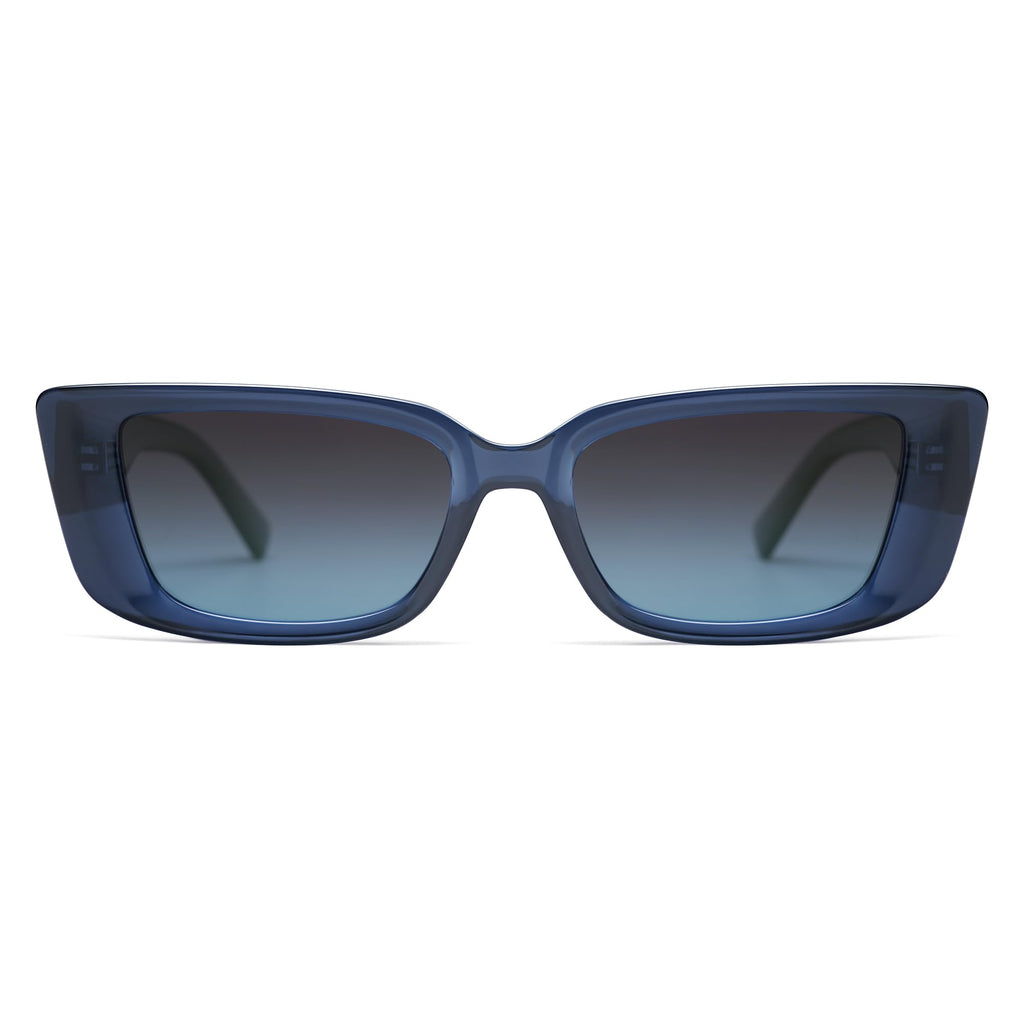 Retro Rectangle Sunglasses for Women Men 90s Frame Polarized Sun Glasses UV Protection Shades AP3689