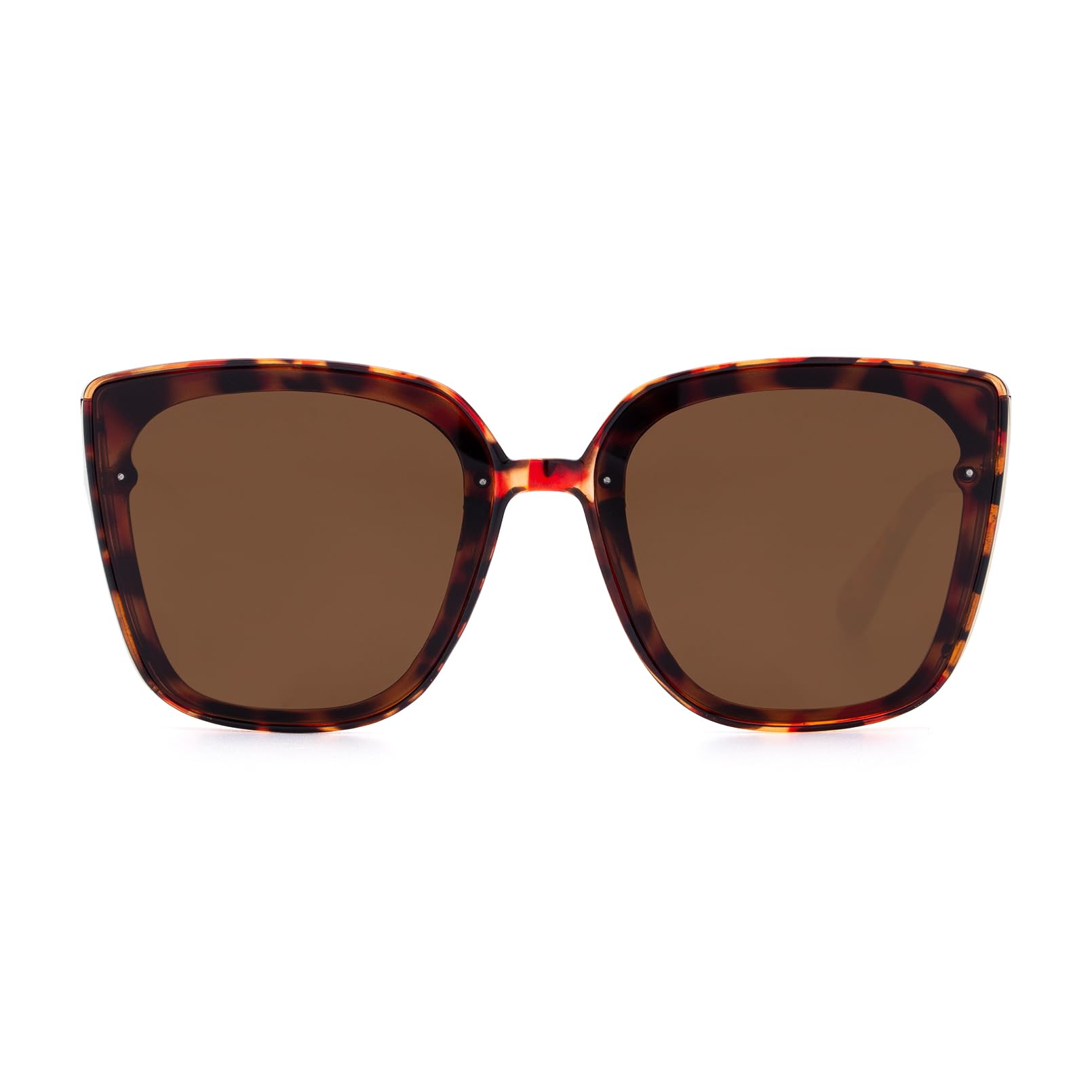 COLOSSEIN Beach Sunglasses for Women and Men Trendy Oversized Sunglasses Classic Square Sunglasses