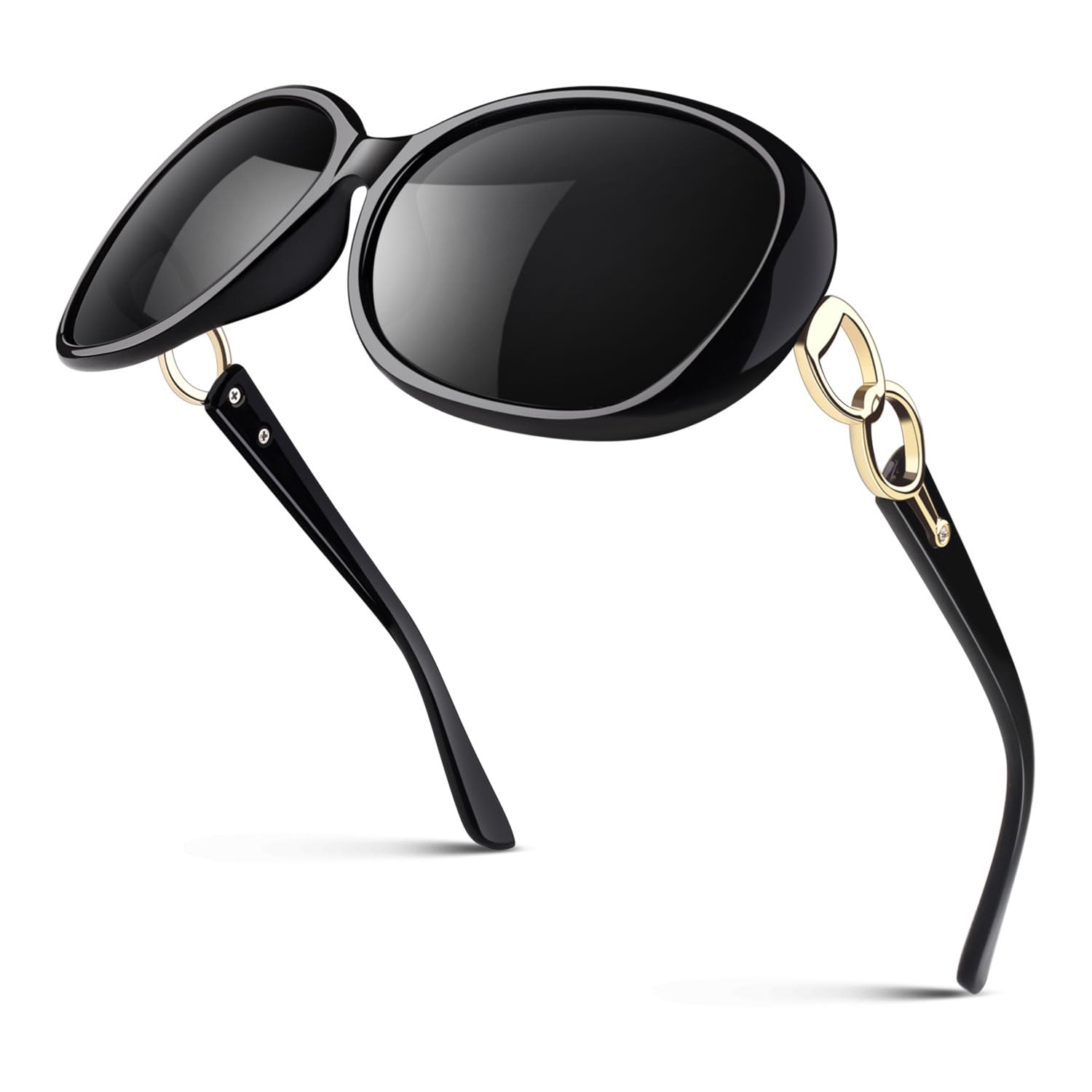 Sunier Sunglasses Womens Polarized Trendy Oversized Sun Glasses Fashion Ladies Shades 100% UV400 Protection S85