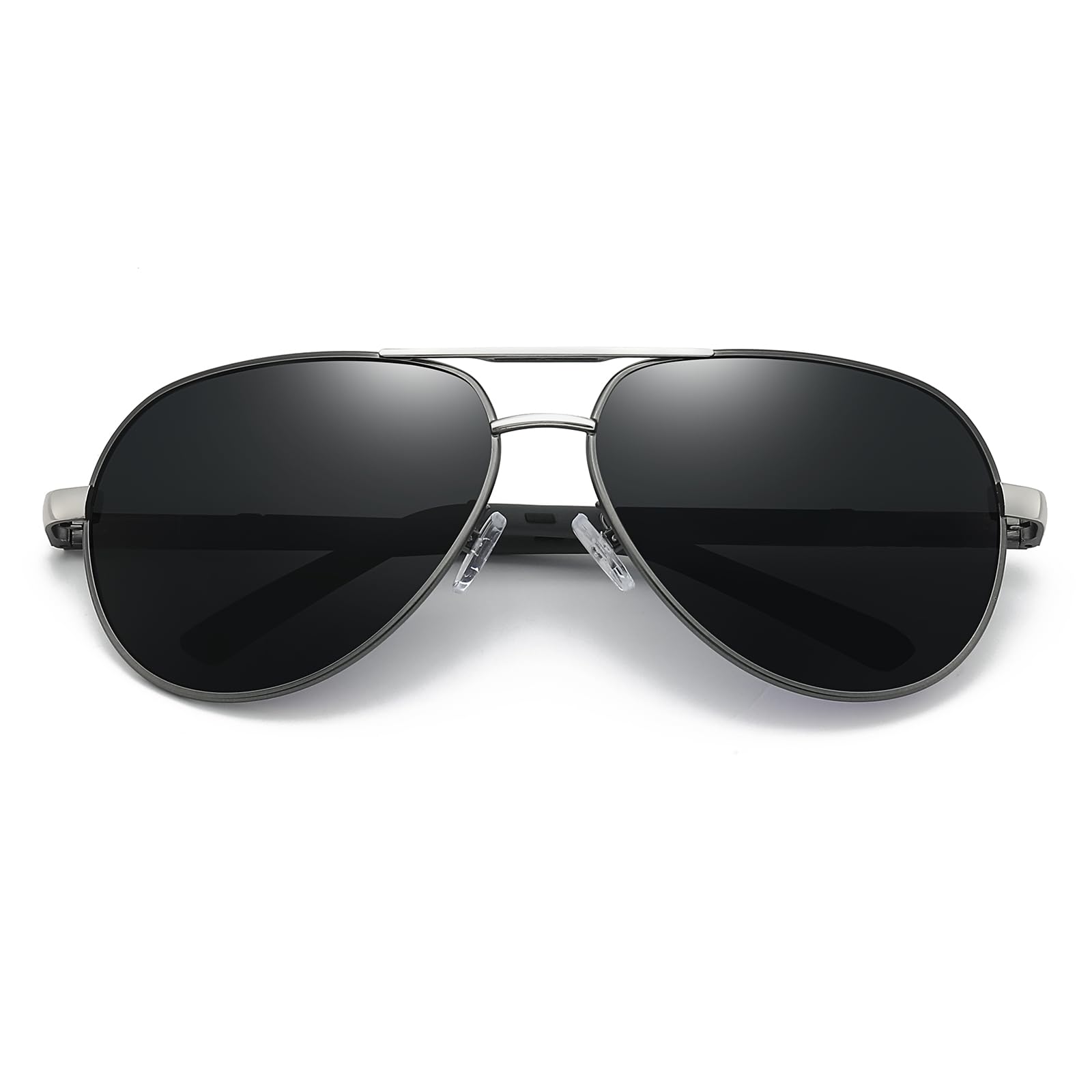 Adjustable Tint Sunglasses, 1-9 Gears Steampunk Retro Metal Round Polarized Glasses with ND Filter Lenses