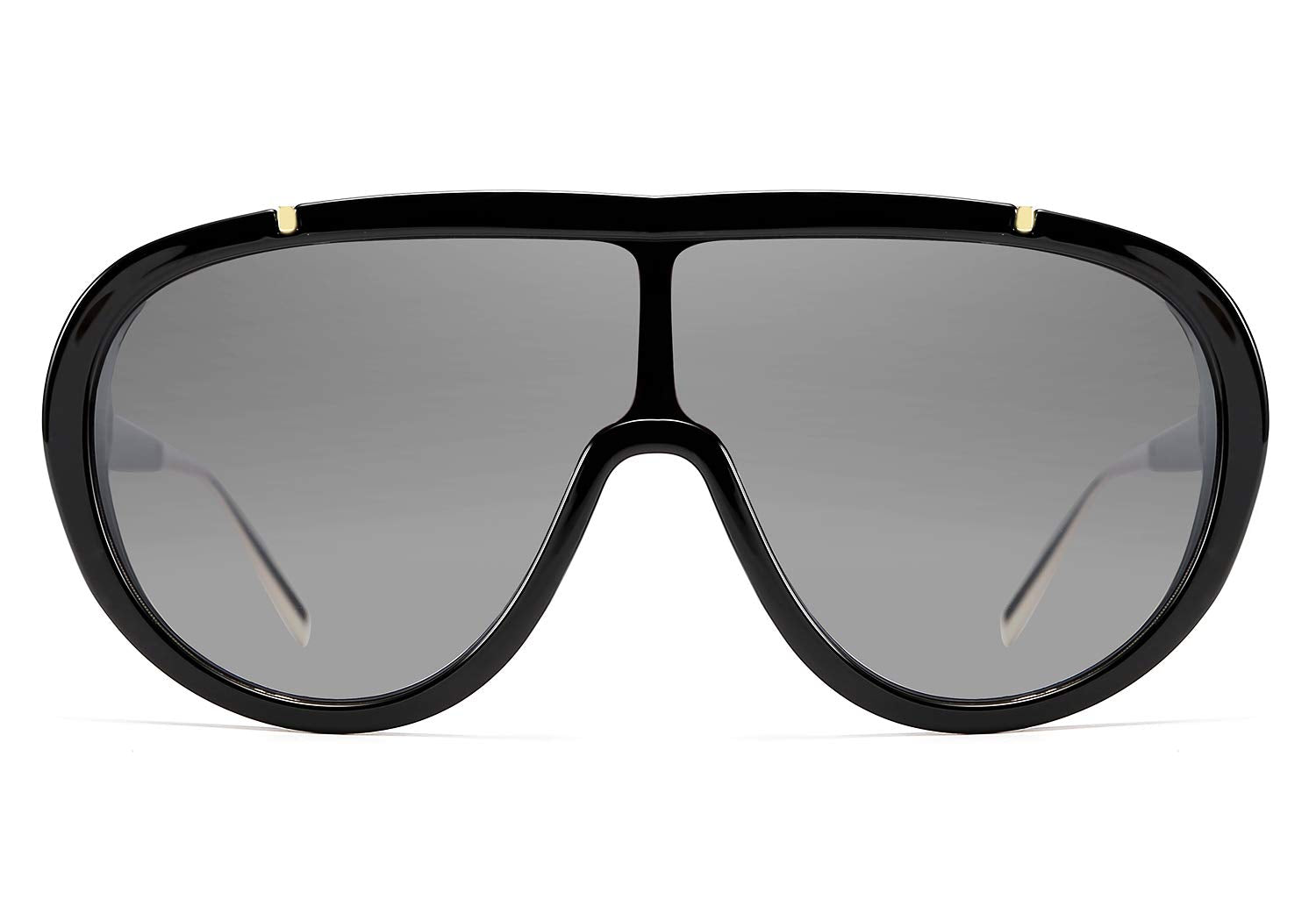 FEISEDY Sunglasses Women Oversized One Piece Frame UV400 Sun Glasses Trendy Retro Shades B2580