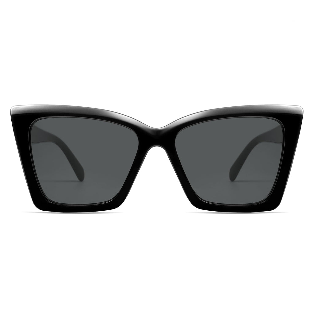 SOJOS Trendy Oversized Cateye Sunglasses Womens UV400 Large Designer Shades Lentes De Sol Para Mujer SJ2347