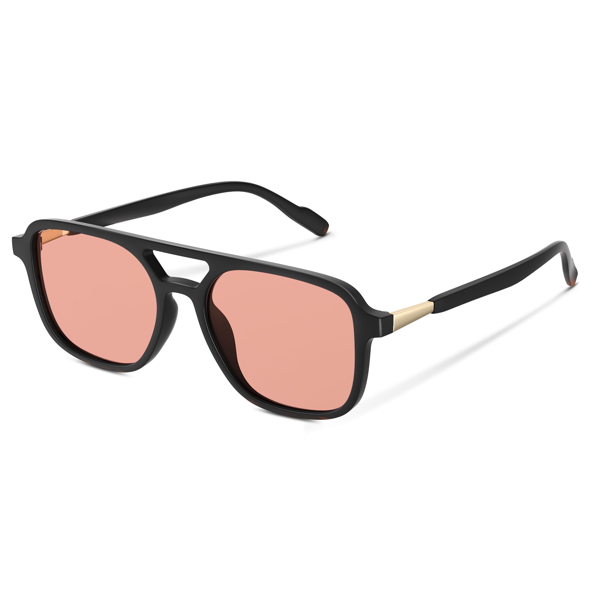 Retro Aviator Sunglasses for Women Men:Polarized Trendy Vintage 70s Rectangle Mens Womens Shades Sun Glasses