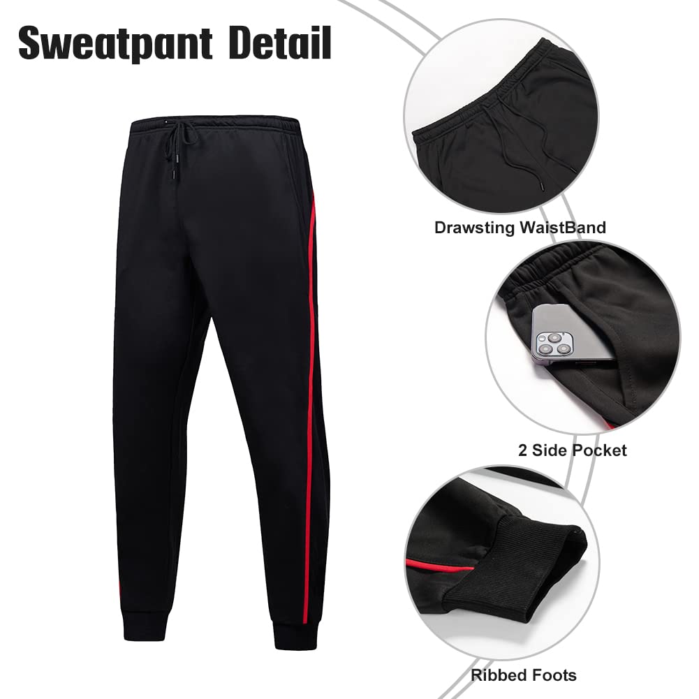 LBL Leading the Better Life Men's Casual Tracksuit Long Sleeve Sweat Suit Running Jogging Athletic Sports Set
