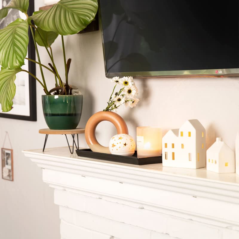 Home Beets White Ceramic Serving Platters (14 x 6 Inch Rectangle Plates) Serving Dishes for Entertaining, Food, Appetizers, Desserts, Cheese Board, Charcuterie, Sushi - Set of 4 Party Serving Trays