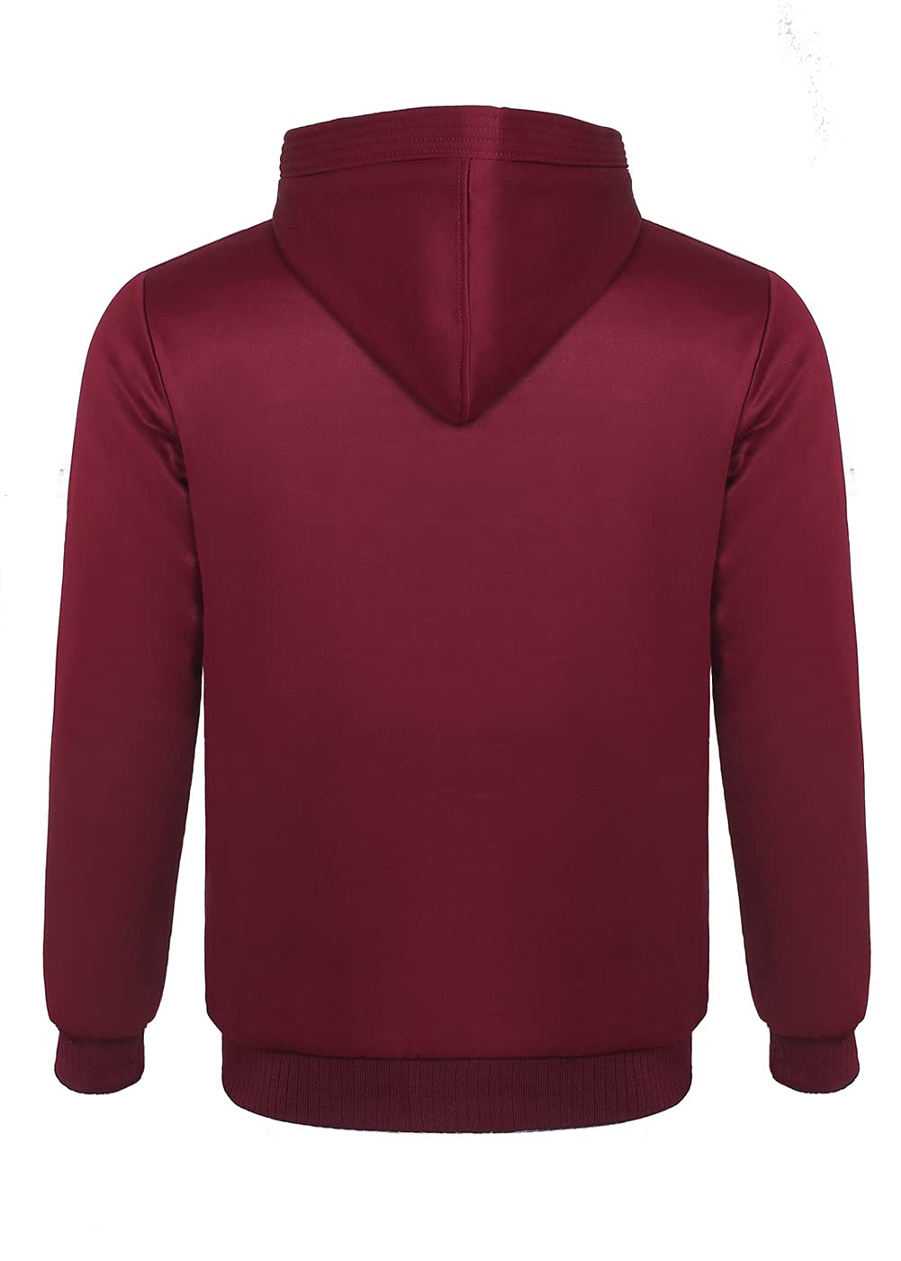 JiangWu Womens Fashion Horn Button Fleece Thicken Coat with Hood Winter Warm Jacket