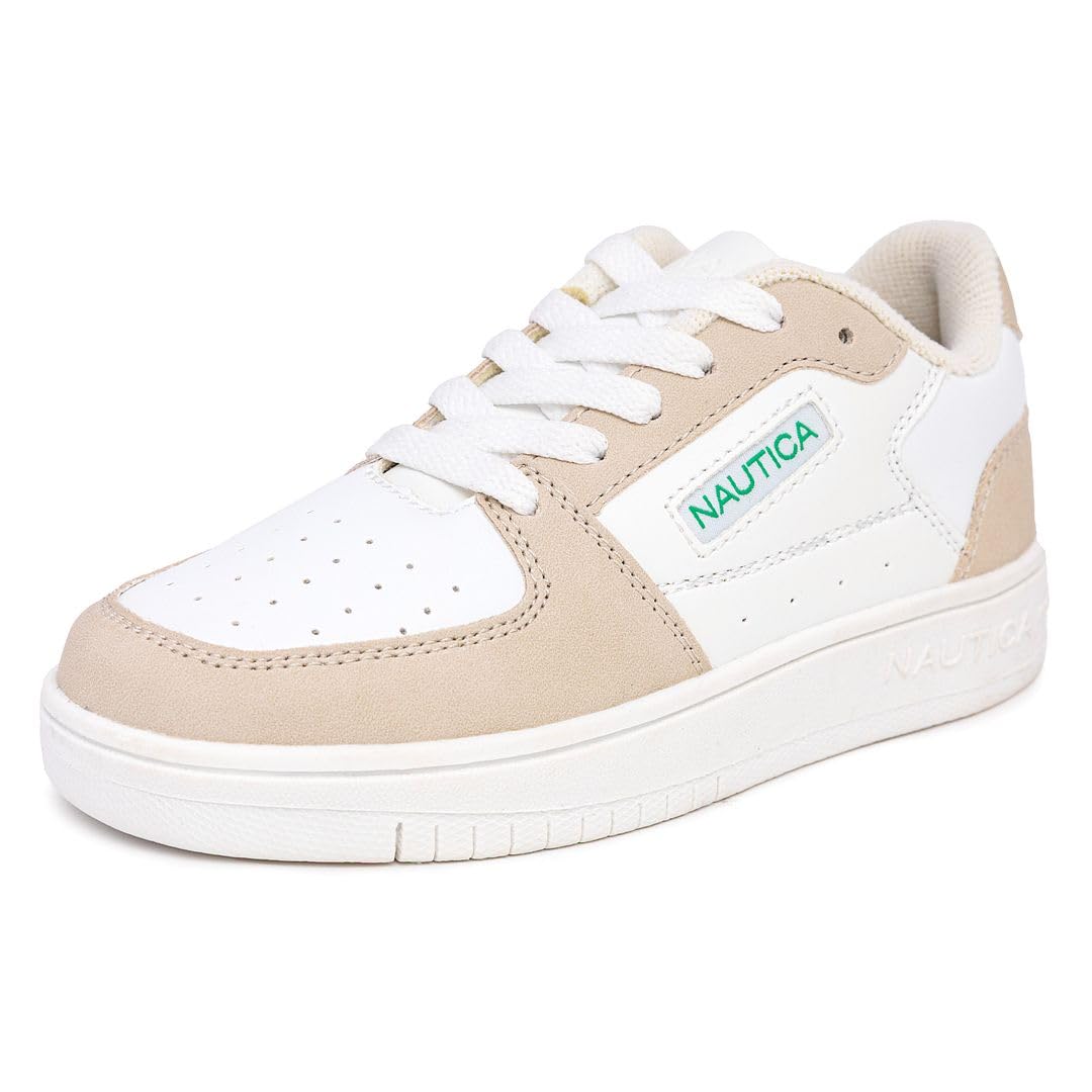 Nautica Kids Boys Lace-Up Fashion Sneakers Low-Top Dress Shoes for Youth - (Big Kid/Little Kid)
