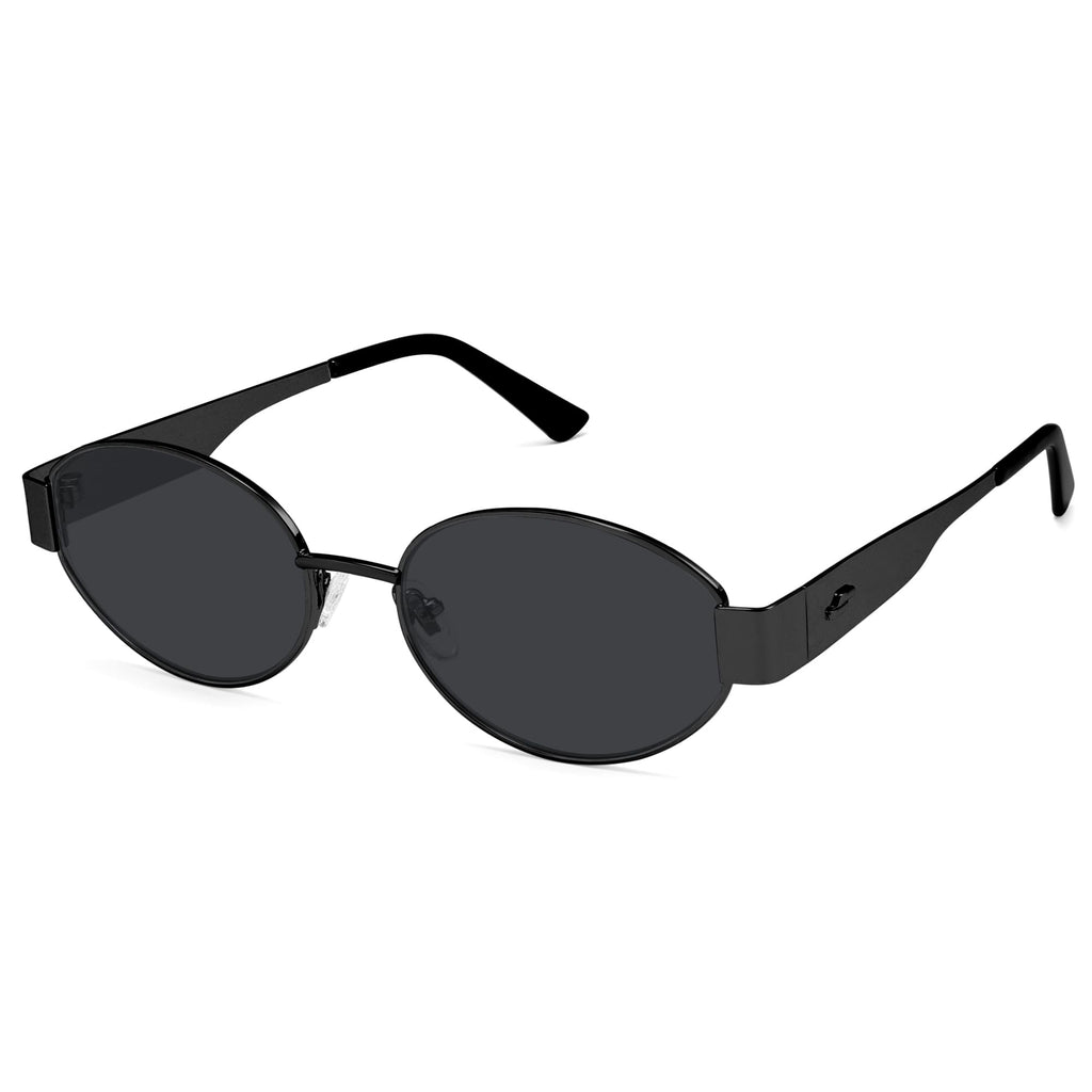 SOJOS Retro Oval Sunglasses for Women Trendy Classic Shades UV400 Protection SJ1256