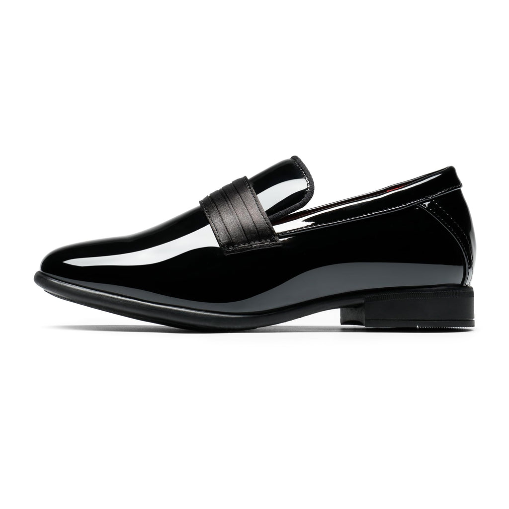 Bruno Marc Boys Dress Shoes Slip-on Loafers Formal Tuxedo Shoes