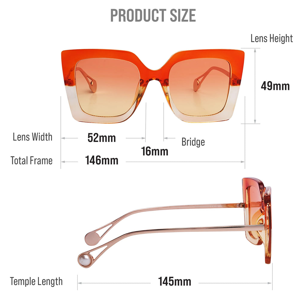 Mad Shade Sunglasses for Women Men UV400 Trendy Shades