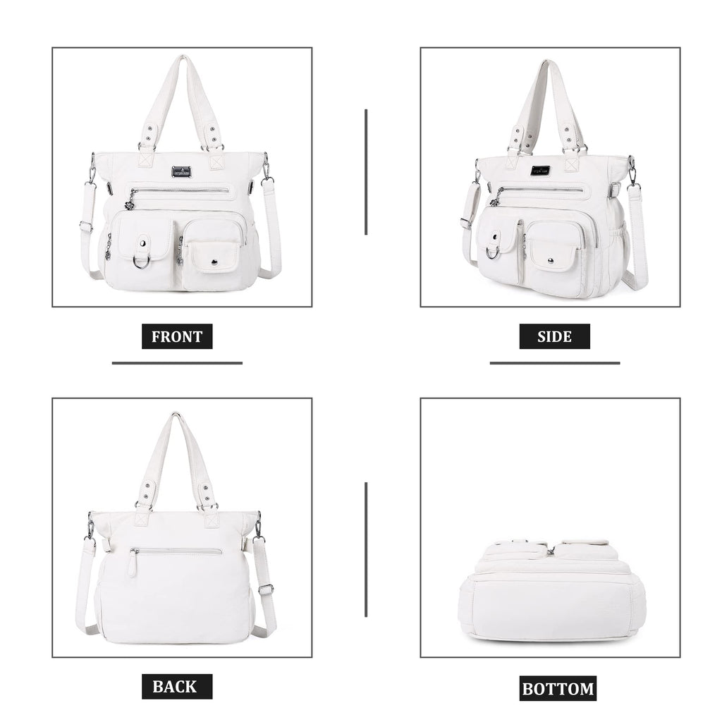 Angelkiss Purses and Handbag for Women Soft Leather Hobo Bags Satchel Shoulder Bags Ladies Tote Crossbody Bag