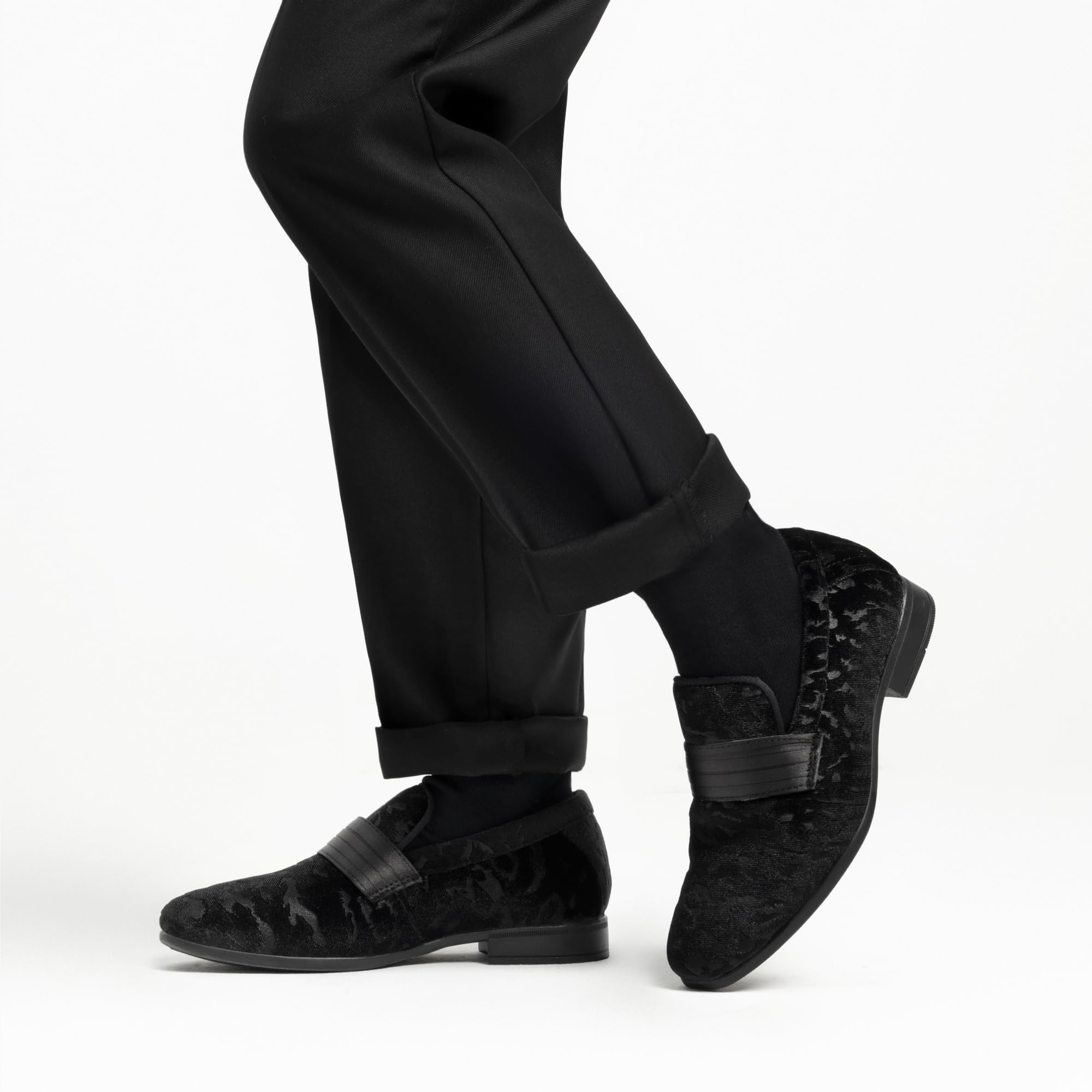 Bruno Marc Boys Dress Shoes Slip-on Loafers Formal Tuxedo Shoes