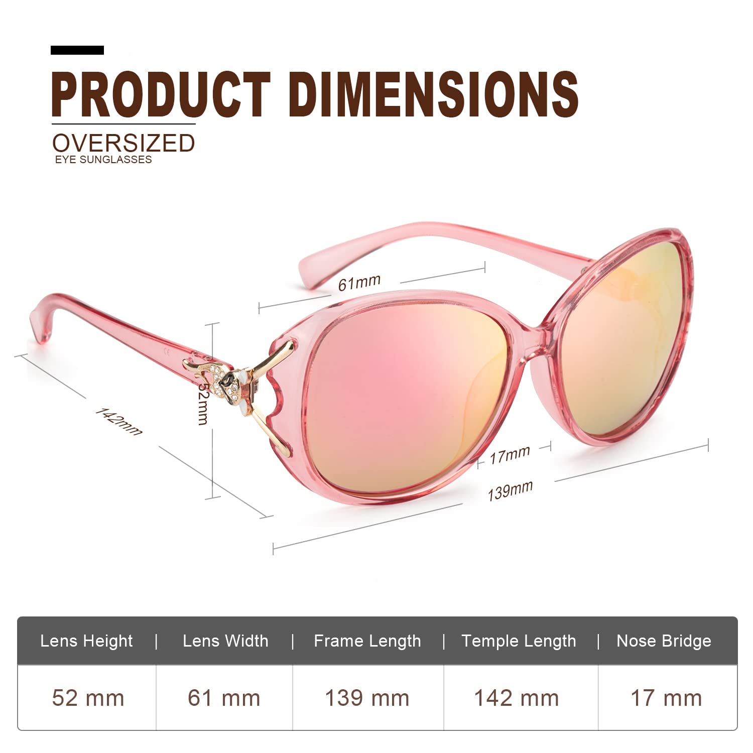FIMILU Sunglasses for Women Trendy Polarized Sunglasses Oversized Big Sun Glasses Ladies Shades UV Protection