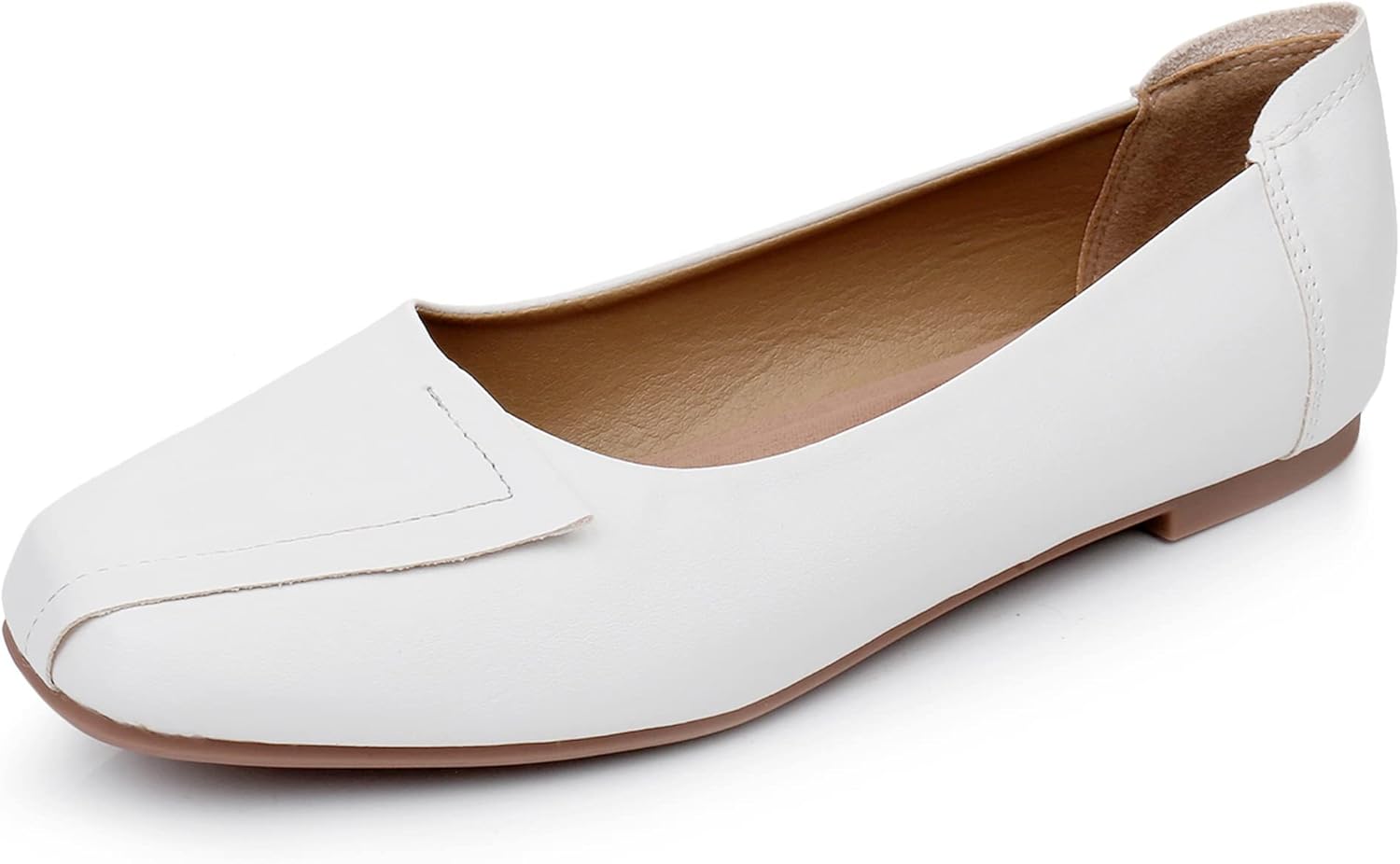 VenusCelia Women's Plain Dance Flat Shoe