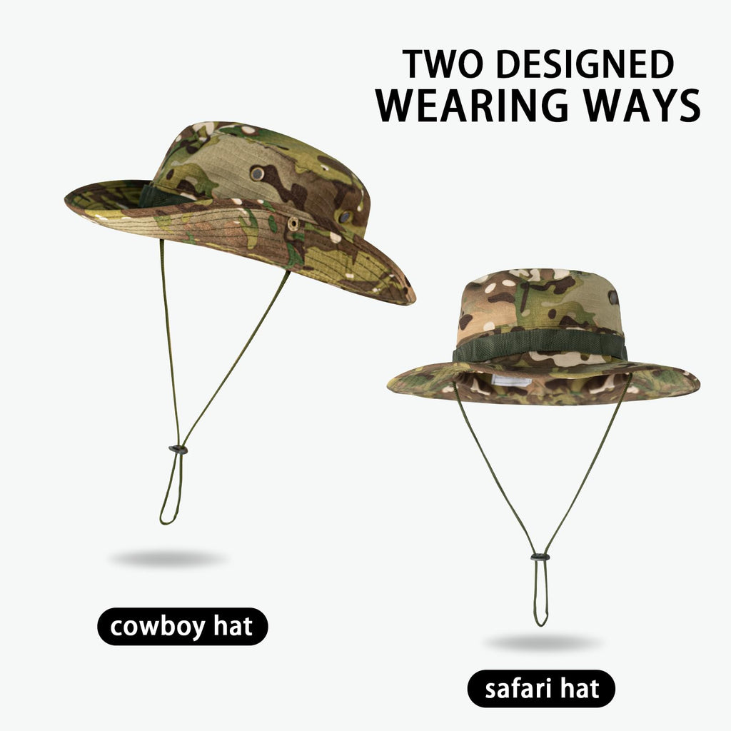Sun Hats for Men Women Bucket Hat UPF 50+ UV Protection Boonie Hat for Safari Fishing Hiking Garden Beach
