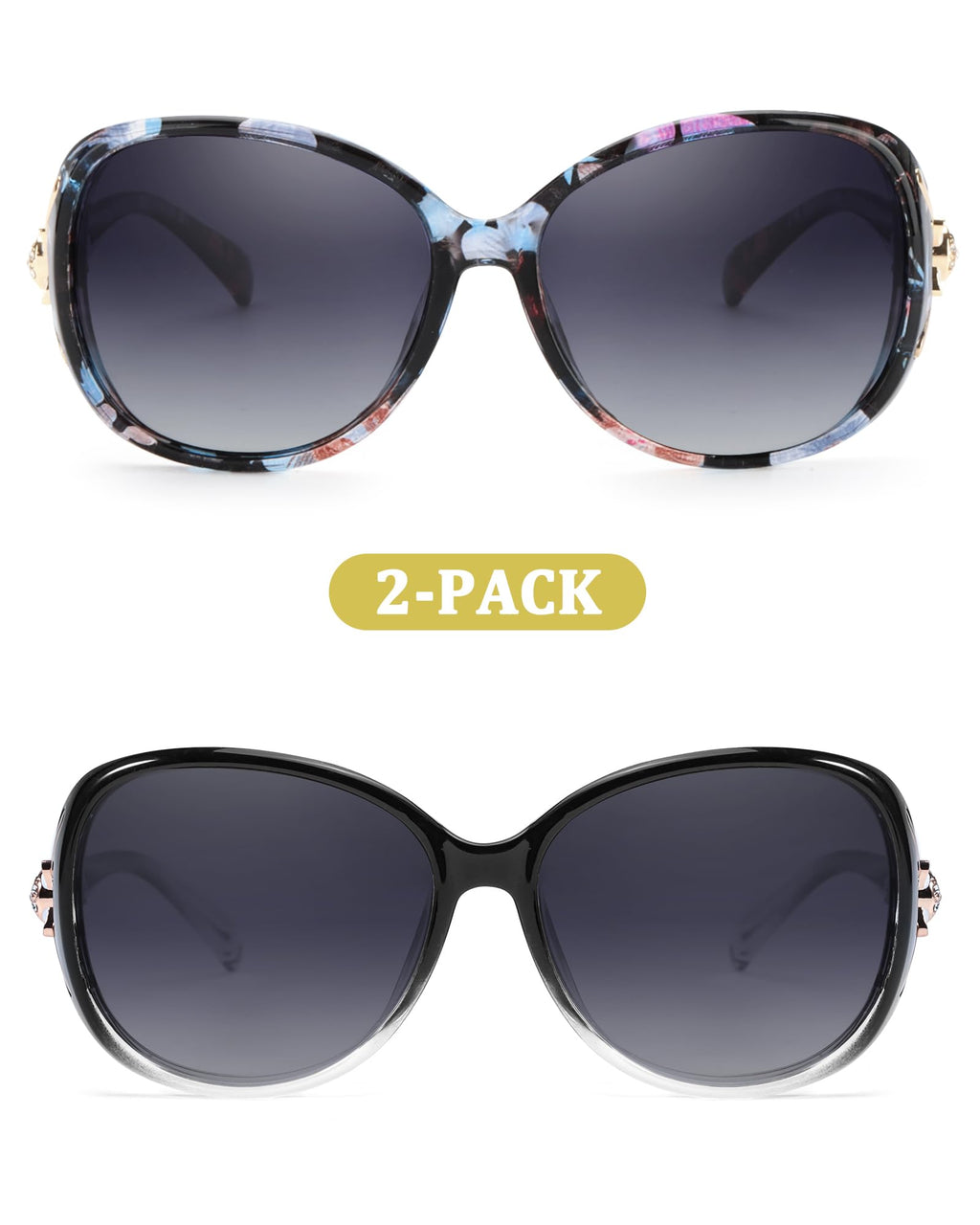 FIMILU Sunglasses for Women Trendy Polarized Sunglasses Oversized Big Sun Glasses Ladies Shades UV Protection