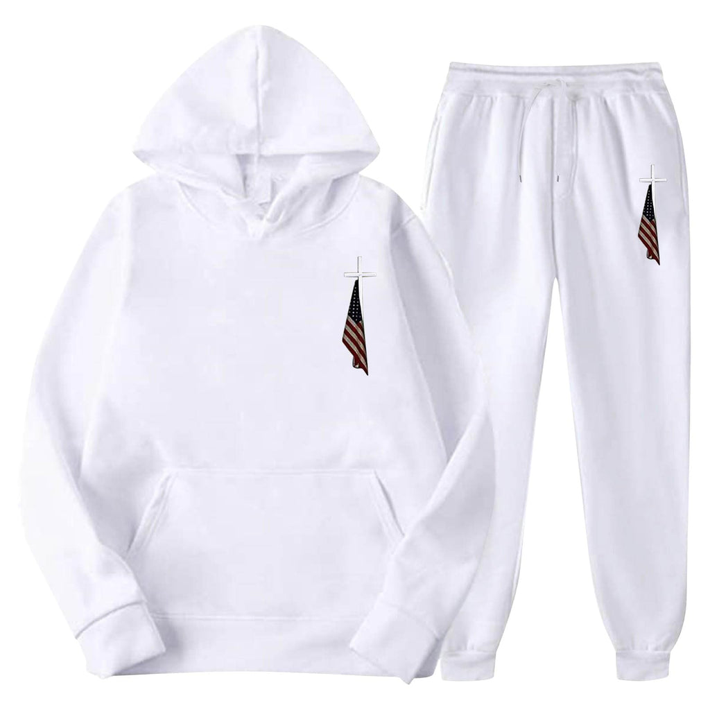 Men's Jogger Set 2 Piece Lounge Sweatshirt Sets Outfits Matching Sweatsuits Two Piece