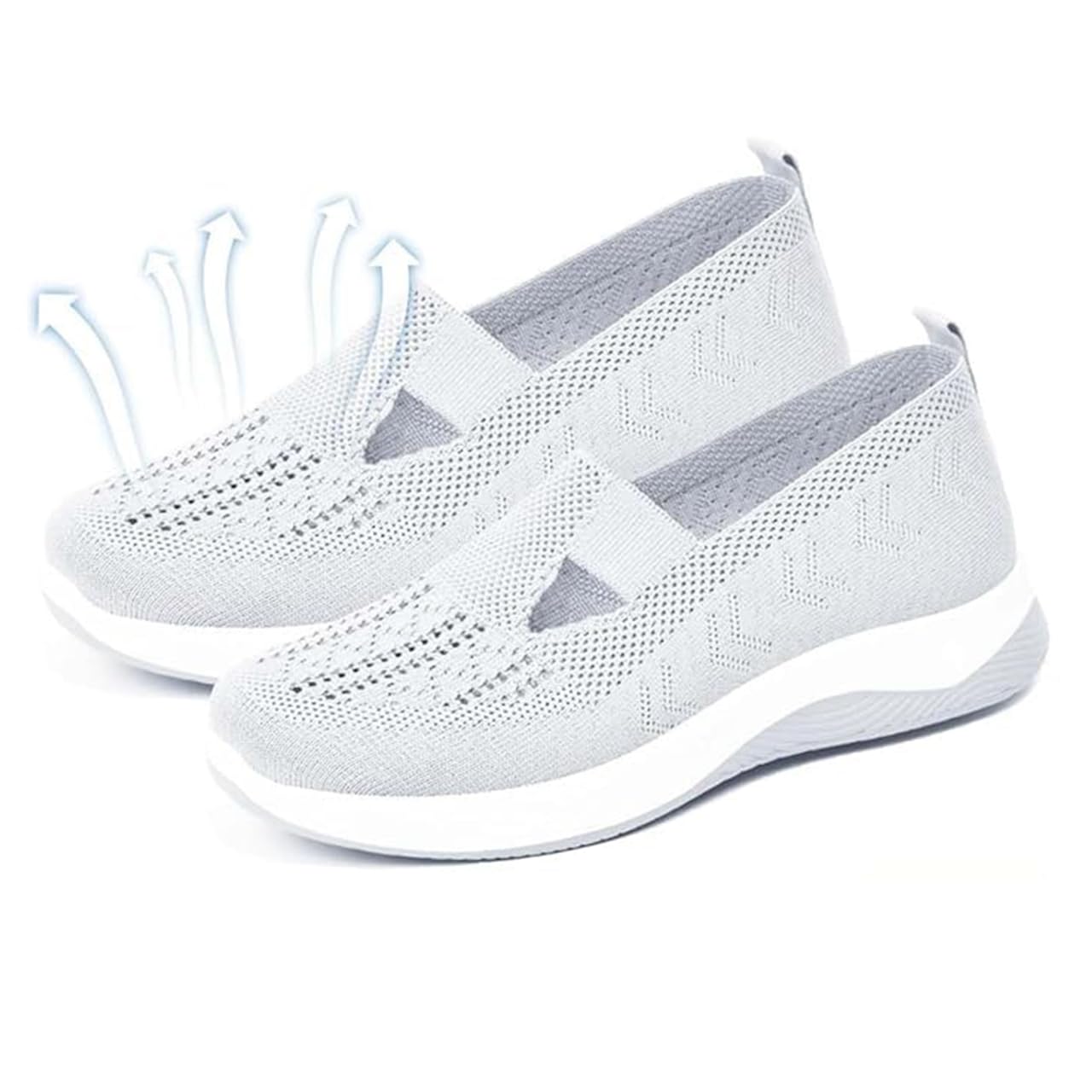 Orthopedic Shoes for Women,Women Wide Width Breathable Walking Comfortable Slip on Sneakers Orthowalk Nurse Shoes Non Slip Food Service Lightweight Sneaker