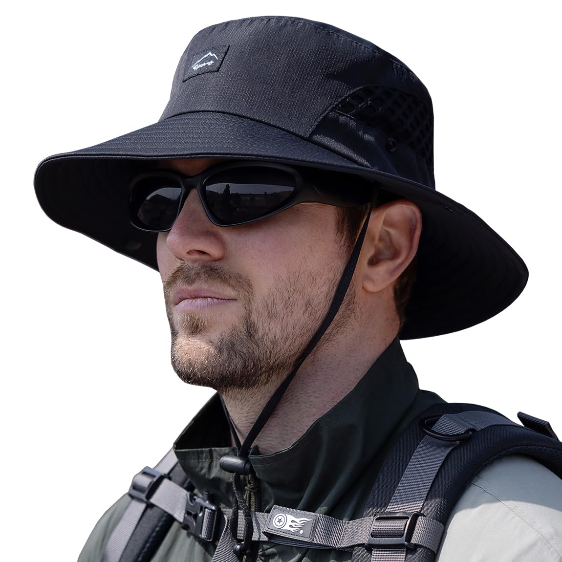 Fishing Hat, UPF50+ Wide Brim Sun Hat for Men Women, UV Protection Hiking Beach Bucket Hats Summer Safari Hat