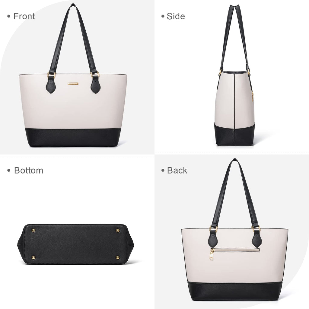 4PCS Women Fashion Handbags Purses Wallet Shoulder Bags Casual Tote Bag Crossbody Bags, Handbag Set Gift for Ladies Girls
