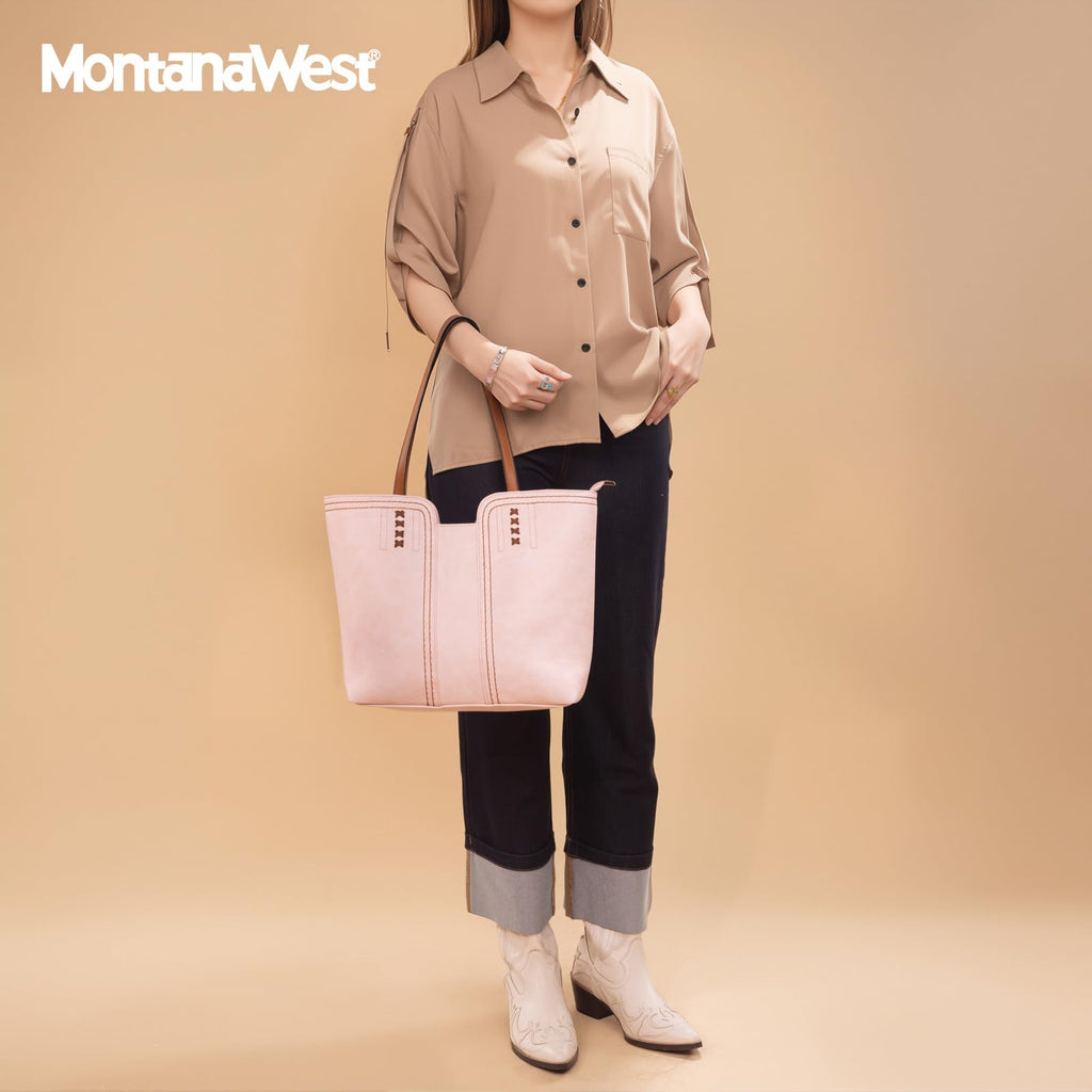 Montana West Tote Bag for Women Top Handle Satchel Purse