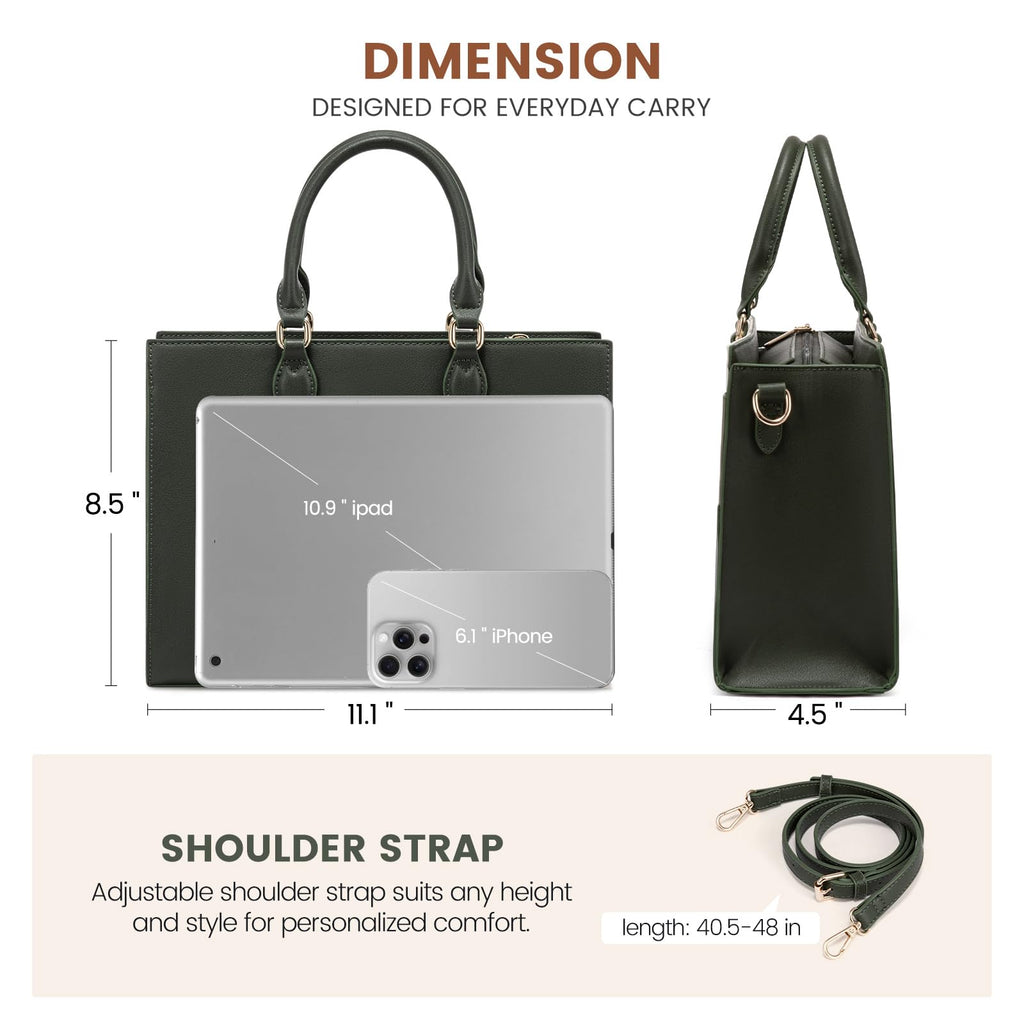 LOVEVOOK Purses for Women,Satchel Handbags Tote Bag, Black Pu Leather Shoulder Crossbody Top Handle Purse with Zipper