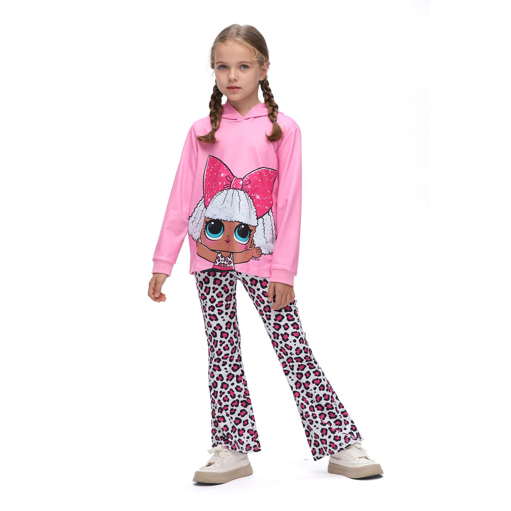 L.O.L. Surprise! Girls Clothes Hoodie and Pant Long Sleeve Sweatshirt Leggings Girls Outfits Sets 2Pcs
