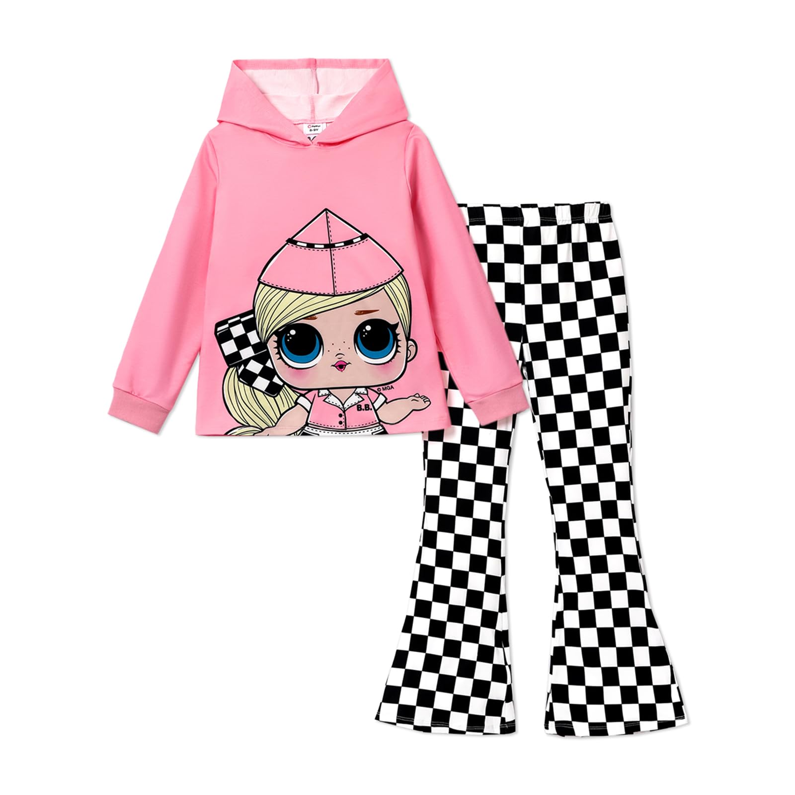 L.O.L. Surprise! Girls Clothes Hoodie and Pant Long Sleeve Sweatshirt Leggings Girls Outfits Sets 2Pcs